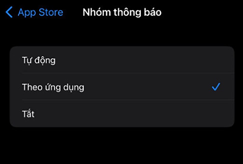 Cách nhóm thông báo ứng dụng trên iPhone