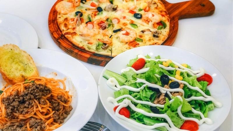 Các món ăn hấp dẫn tại Pizza SU THÁI