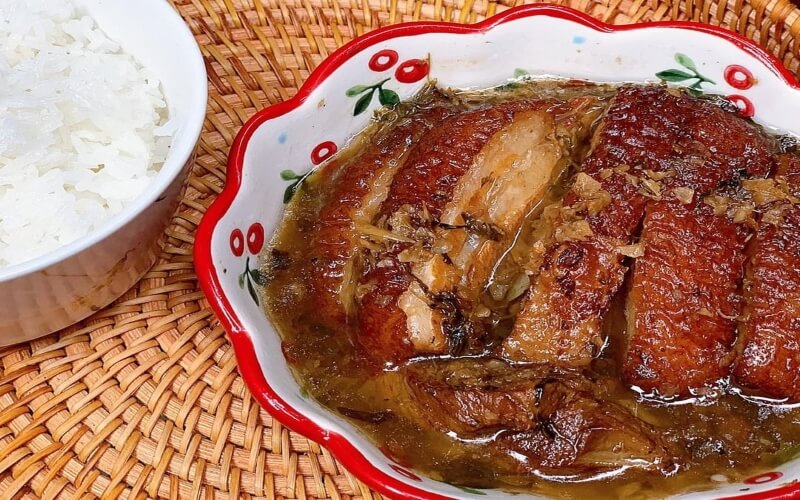 Món Nằm Khâu là món ăn đậm sắc văn hóa của đất Cao Bằng