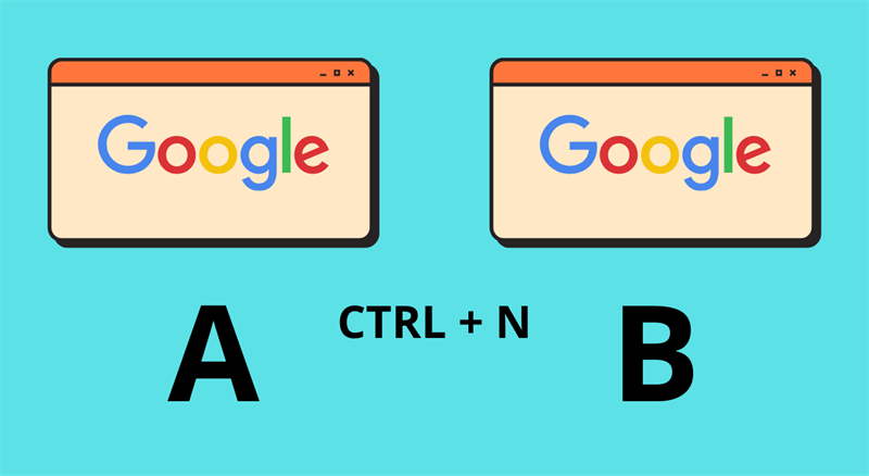Sử dụng phím tắt Ctrl + N