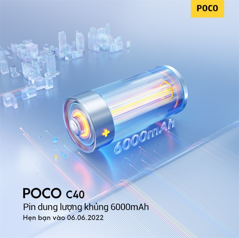 Hình ảnh dung lượng pin POCO C40