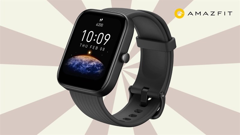 Amazfit Bip 3 ra mắt với màn hình LCD 1.69 inch, theo dõi SpO2 và GPS