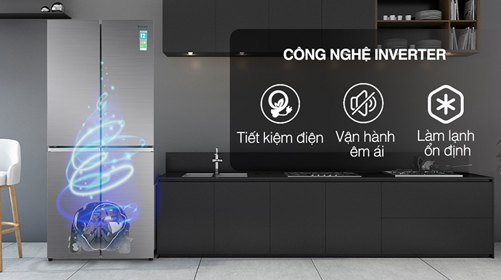 Tủ lạnh Casper Inverter 462 lít RM-520VT 