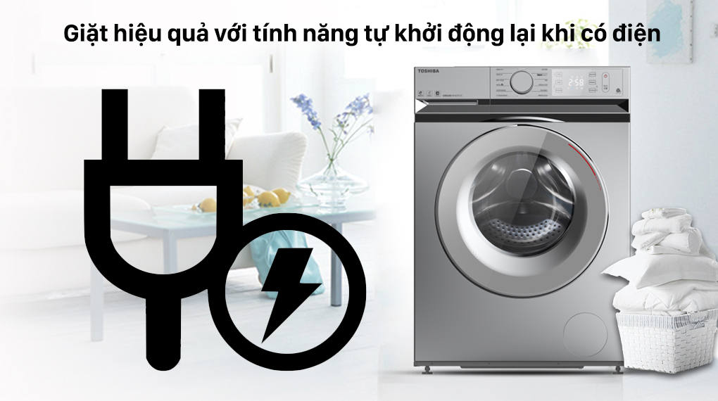 Tự phục hồi chương trình đang giặt dở