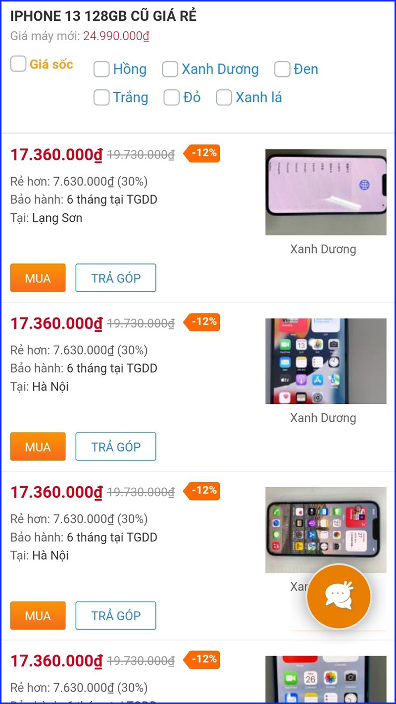 Cập nhật giá iPhone 13 cũ tháng 6, có mẫu rẻ hơn máy mới đến 32% Cập nhật giá iPhone 13 cũ tháng 6, có mẫu rẻ hơn máy mới đến 32%