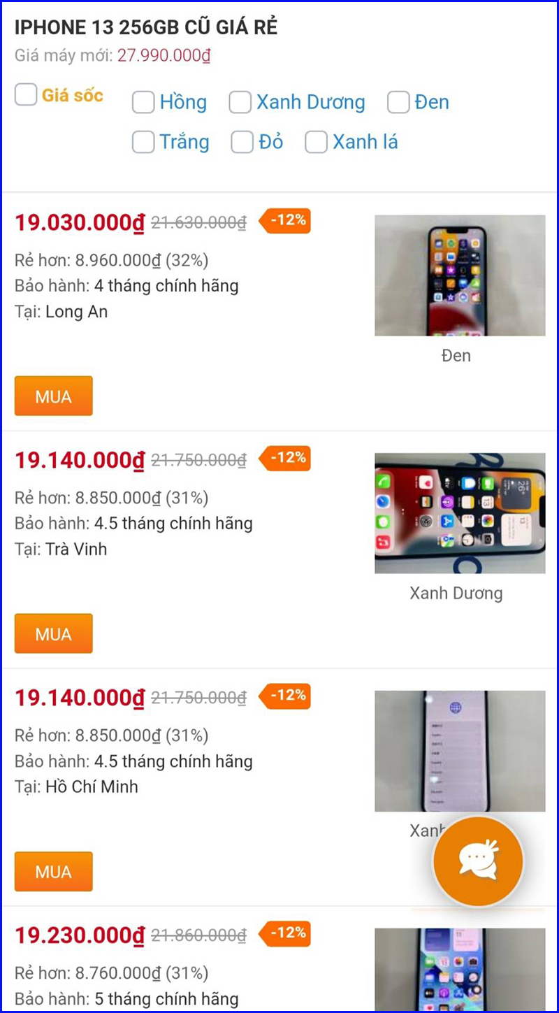 Cập nhật giá iPhone 13 cũ tháng 6, có mẫu rẻ hơn máy mới đến 32% Cập nhật giá iPhone 13 cũ tháng 6, có mẫu rẻ hơn máy mới đến 32%