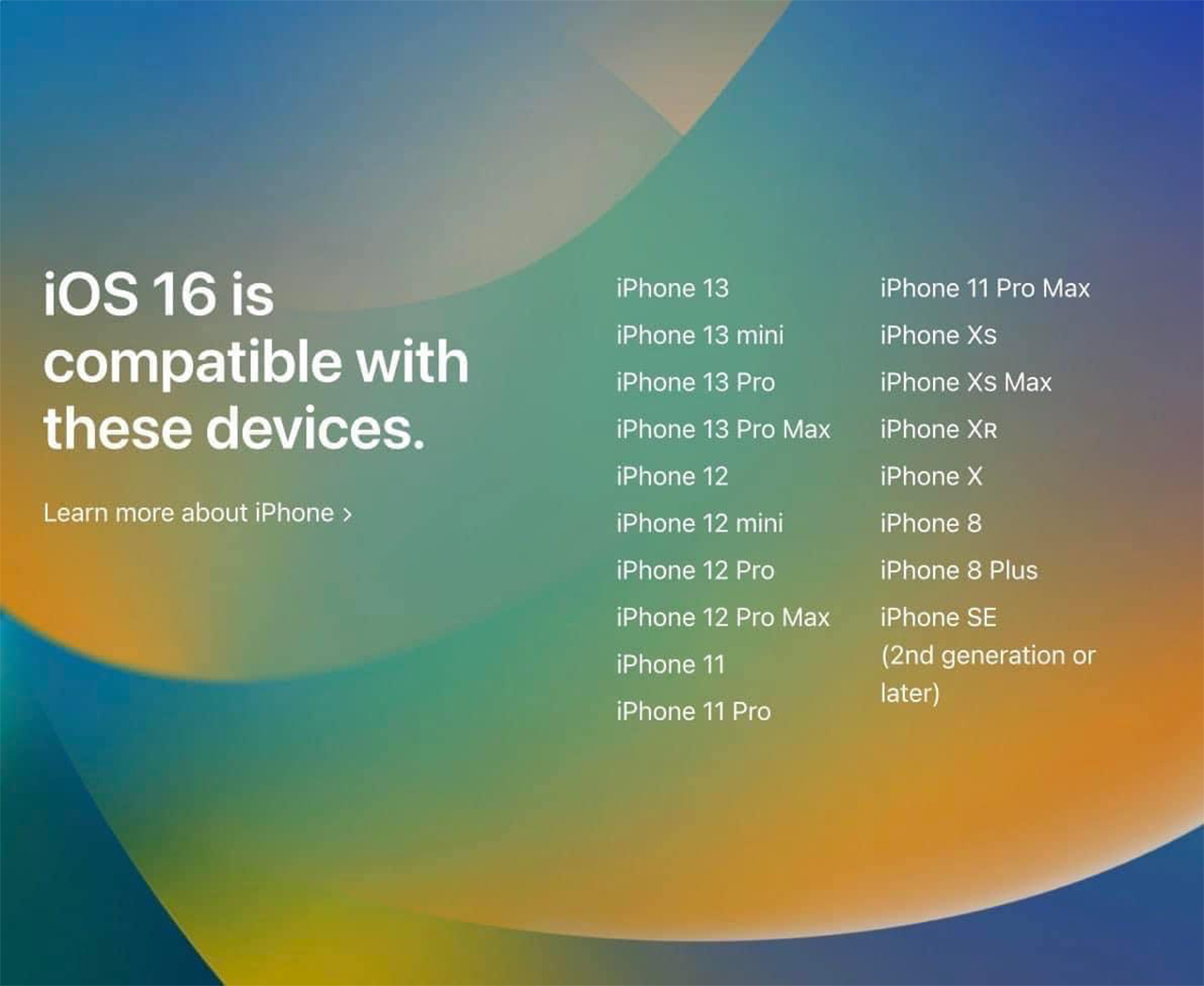 iOS 16 iOS16
