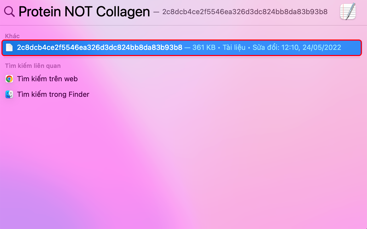 Cách tìm nhanh trên MacBook