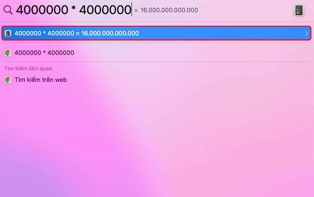 Cách tìm nhanh trên MacBook