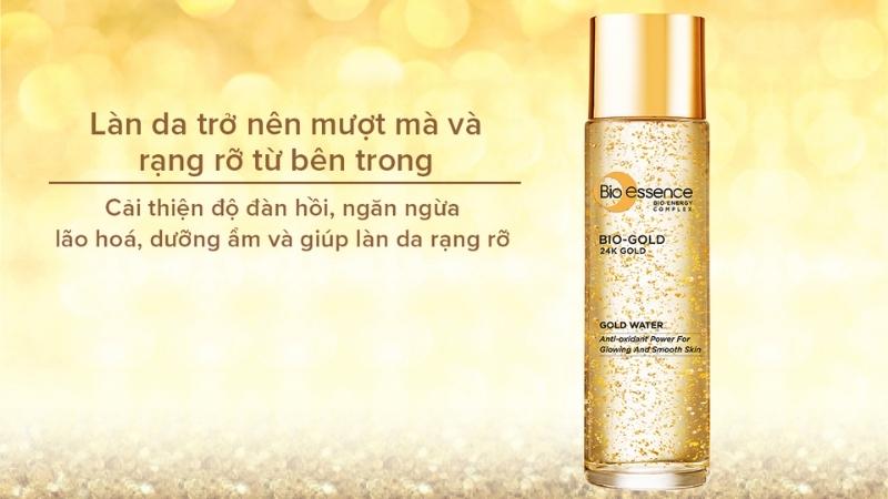 Nước dưỡng Bio-essence Gold ngăn ngừa dấu hiệu lão hóa