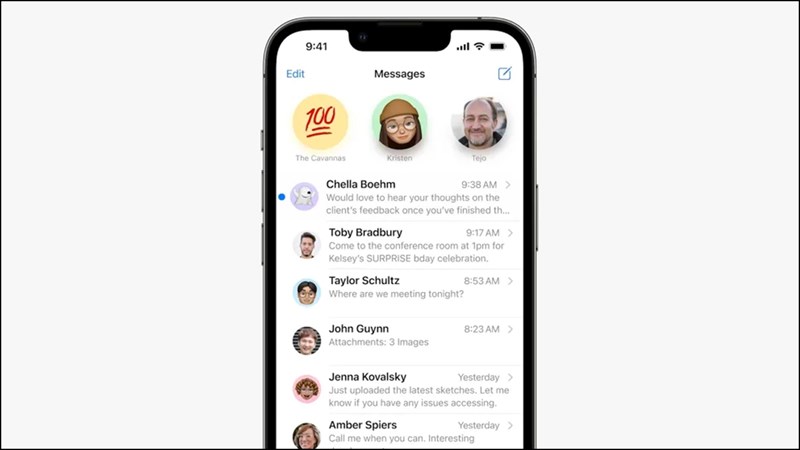 iMessage trên iOS 16 được bổ sung nhiều tính năng mới