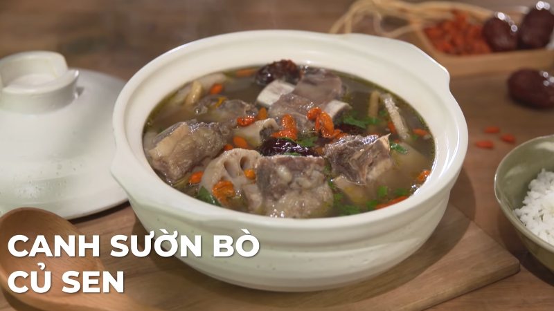 Telling you how to make delicious lotus root beef ribs soup, helping to nourish the body