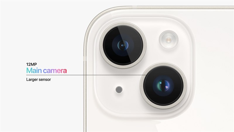 iPhone 14 Plus được trang bị cụm camera kép với những cải tiến ấn tượng iPhone 14 Plus được trang bị cụm camera kép với những cải tiến ấn tượng
