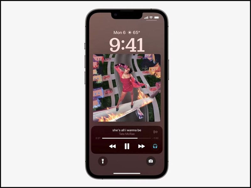 Trình phát nhạc trên màn hình khóa iOS 16 giờ sẽ đẹp hơn trước