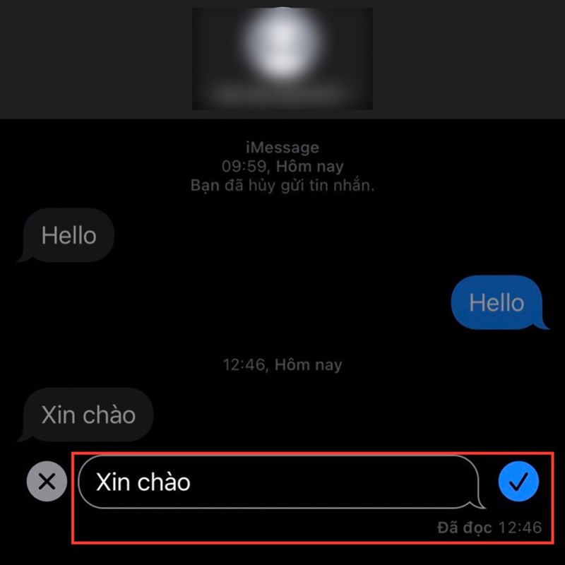 Cách thu hồi tin nhắn iMessage trên iPhone