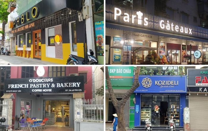 10 tiệm bánh ngọt ngon nổi tiếng nhất Hà Nội
