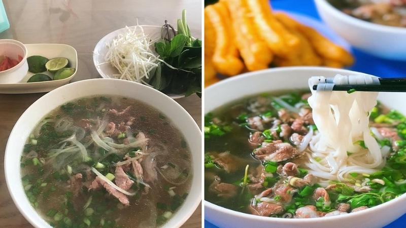 Phở tại quán phở Cười