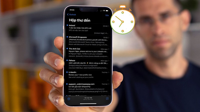 Cách hẹn giờ gửi mail trên iPhone