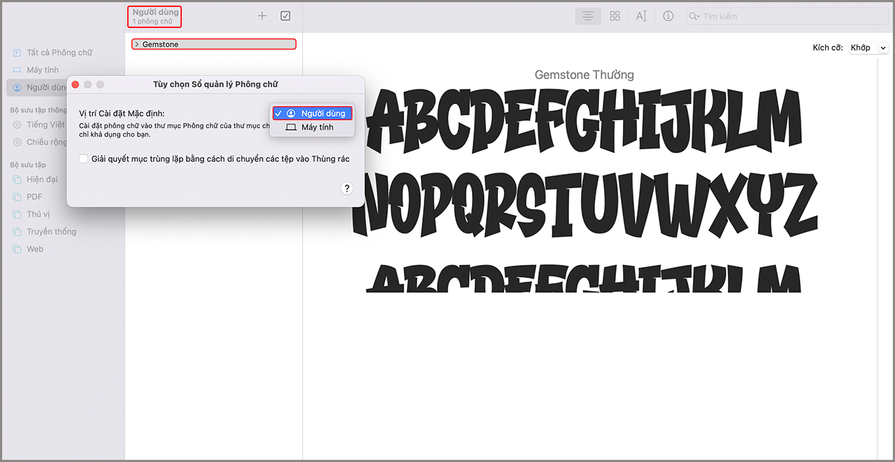 Thay đổi phông chữ trên MacBook tạo điểm nhấn sáng tạo, xem ngay nhé!