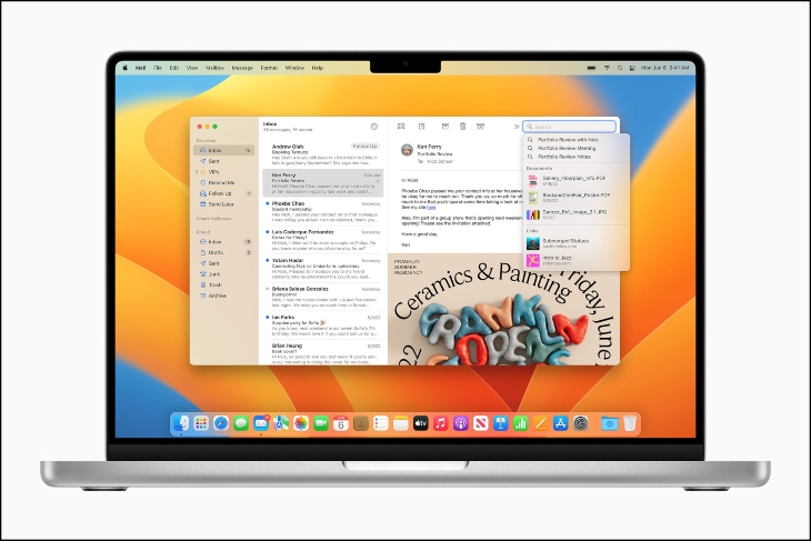 Apple ra mắt macOS Venture: Loạt tính năng xịn xò Fan Táo không thể bỏ qua > Ứng dụng Mail được nâng cấp