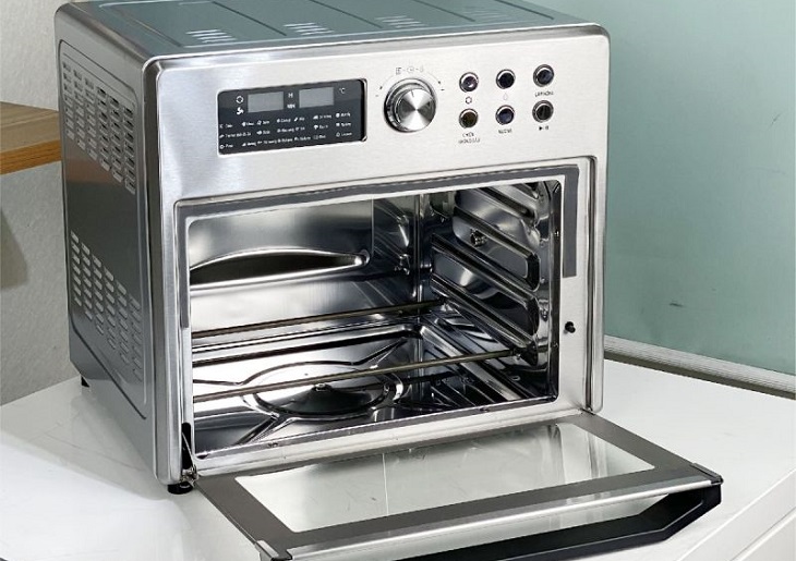 Hệ thống gia nhiệt kép trên dưới giúp tiết kiệm thời gian nấu nướng