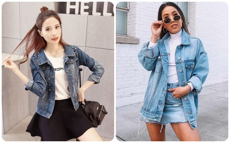 5 Công thức mix & match áo khoác jeans nữ đẹp miễn chê