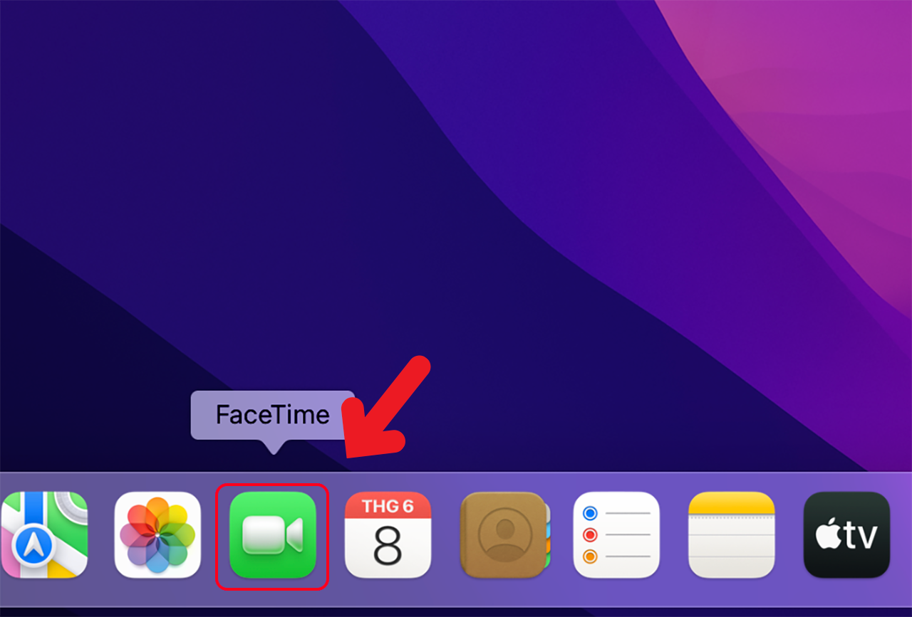 Cách sử dụng FaceTime trên MacBook 