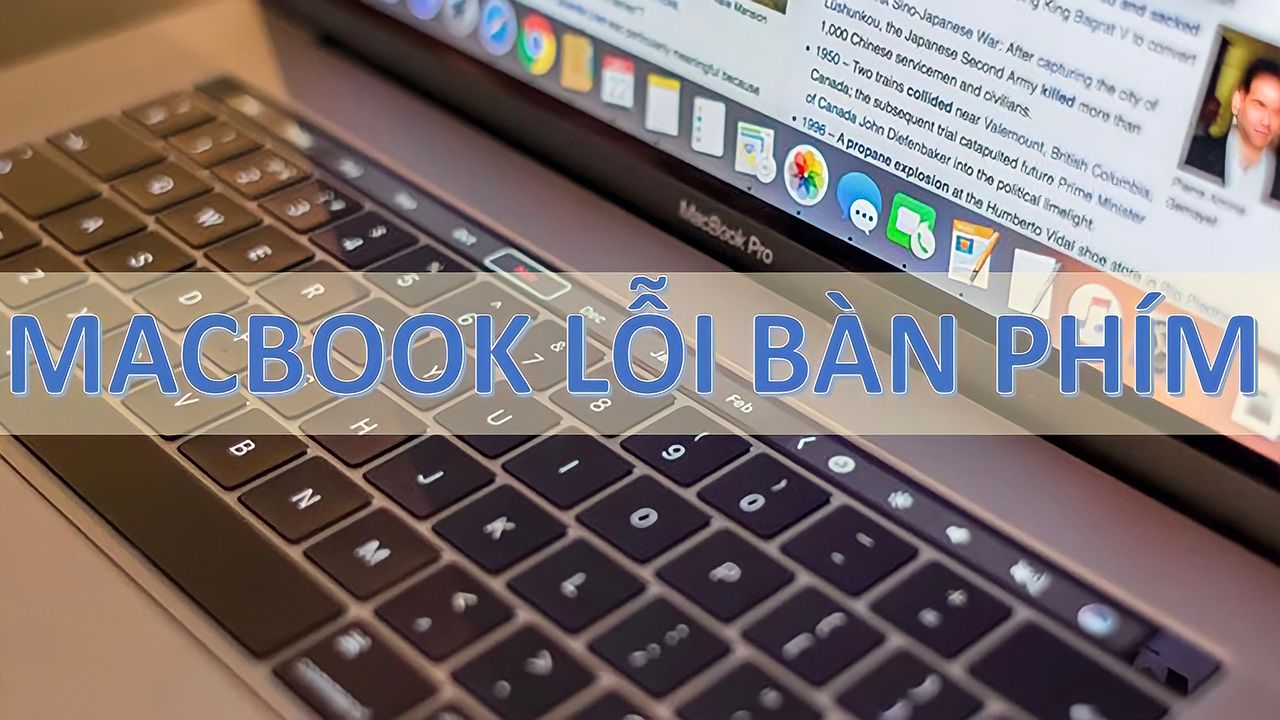 MacBook lỗi bàn phím