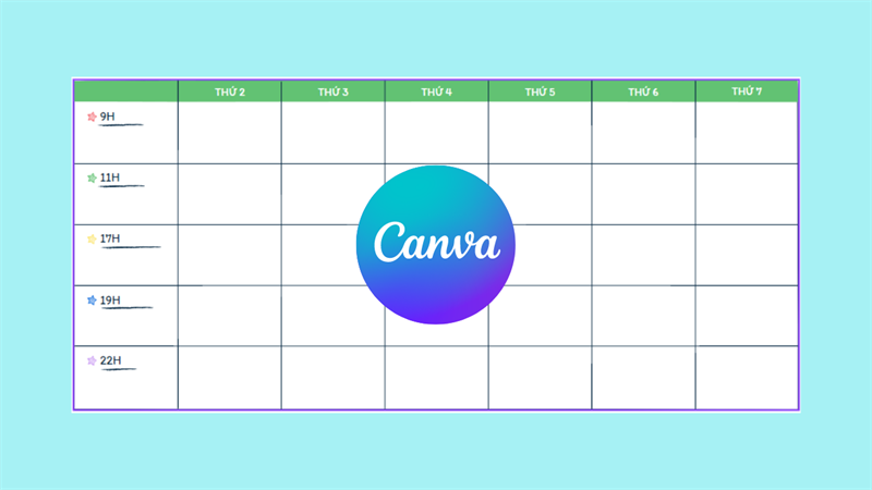 Cách để kẻ bảng trong Canva nhanh chóng không mất nhiều thời gian