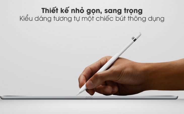 So sánh Apple Pencil 1 và 2: Nên mua bút cảm ứng nào cho iPad? > Thiết kế tổng thể Apple Pencil 1 MK0C2