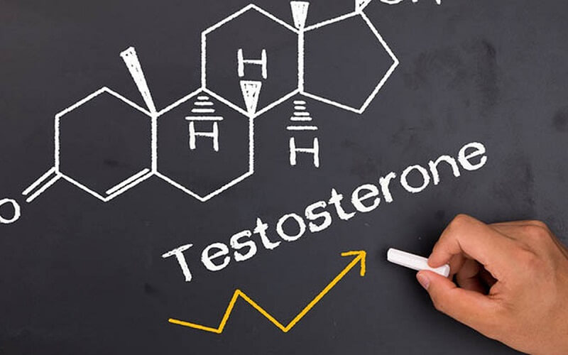 Sự thay đổi của hormone nam testosterone là nguyên nhân con trai tới tháng