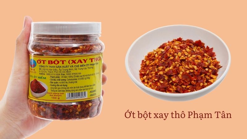 Ớt bột xay thô Phạm Tân có gì đặc biệt?