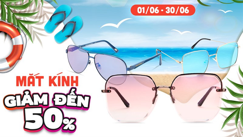 Mắt kính thời trang sale hè cực sốc, giá chỉ còn một nửa Mắt kính thời trang sale hè cực sốc, giá chỉ còn một nửa