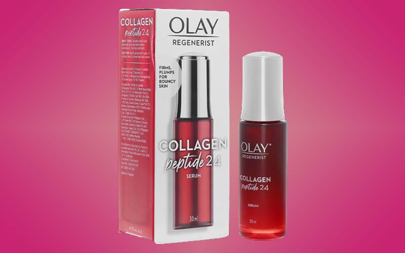 Về bao bì, thiết kế của serum vi dưỡng tái tạo da chống lão hóa Olay Collagen