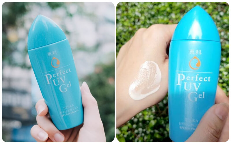 Gel chống nắng Senka SPF 50/PA++++ có chứa thành phần lành tính Gel chống nắng Senka SPF 50/PA++++ có chứa thành phần lành tính