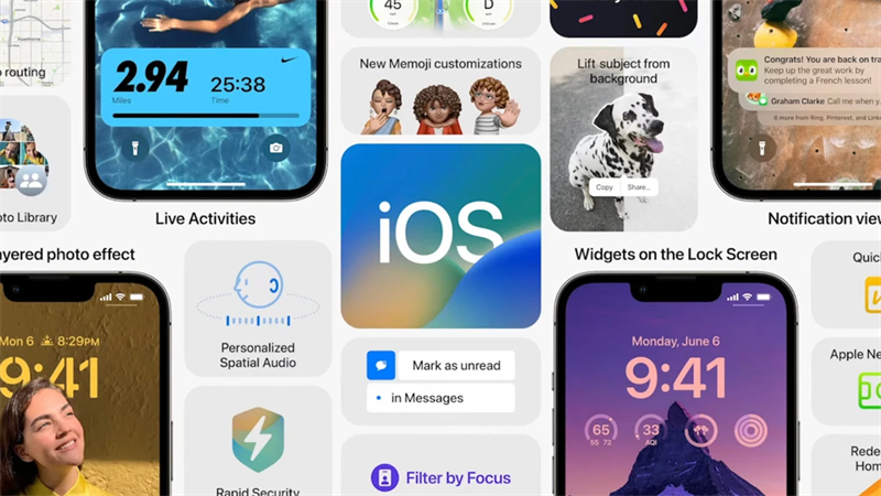 Tùy biến thiết bị trên iOS 16: Với iOS 16, bạn có thể tùy biến thiết bị của mình một cách linh hoạt. Bạn có thể thay đổi hình nền, chỉnh sửa kích thước biểu tượng và sắp xếp các ứng dụng theo ý muốn. Nhờ tính năng này, bạn có thể sở hữu một thiết bị iOS 16 duy nhất mà không giống bất kỳ ai khác.