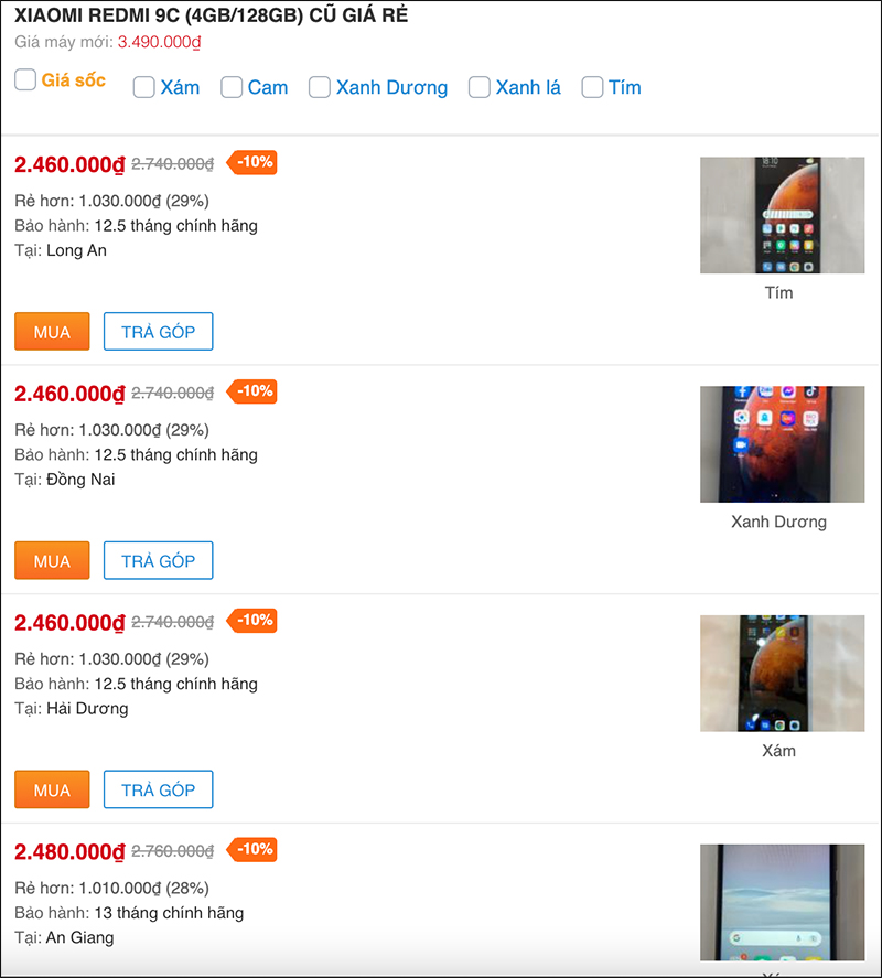 Mua ngay smartphone Xiaomi cũ có ROM 128GB mà giá chưa đến 3 triệu Mua ngay smartphone Xiaomi cũ có ROM 128GB mà giá chưa đến 3 triệu