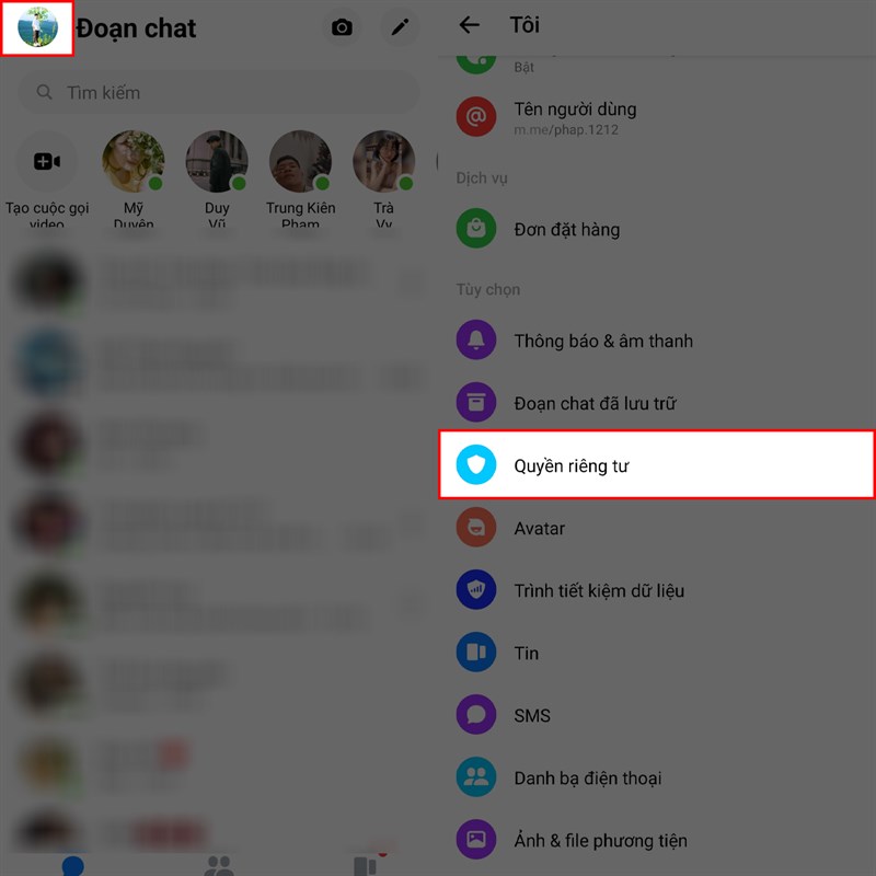 Cách xem lịch sử đăng nhập Messenger