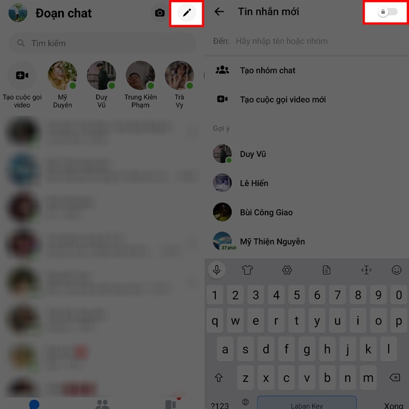 Cách mã hóa tin nhắn Messenger