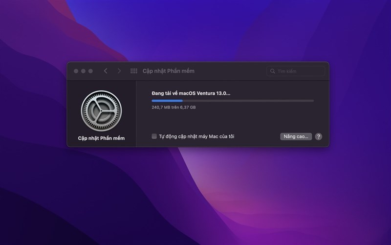 Dung lượng của macOS 13 chính thức tương đối nặng.