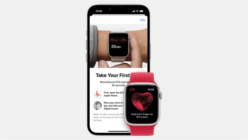 Giới thiệu tính năng theo dõi điện tâm đồ trên Apple Watch Series 7