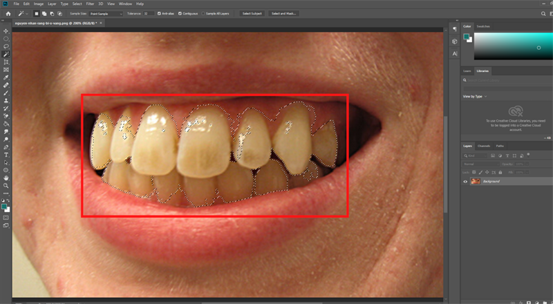 Cách làm trắng răng trong Photoshop một cách ảo diệu ai cũng làm được