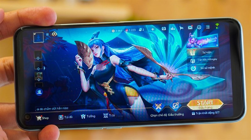 Chơi liên quân cực kỳ mượt trên OPPO A76.