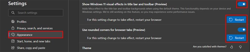 Cách bật thanh tab nổi tuyệt đẹp của Firefox trên Microsoft Edge Cách bật thanh tab nổi tuyệt đẹp của Firefox trên Microsoft Edge