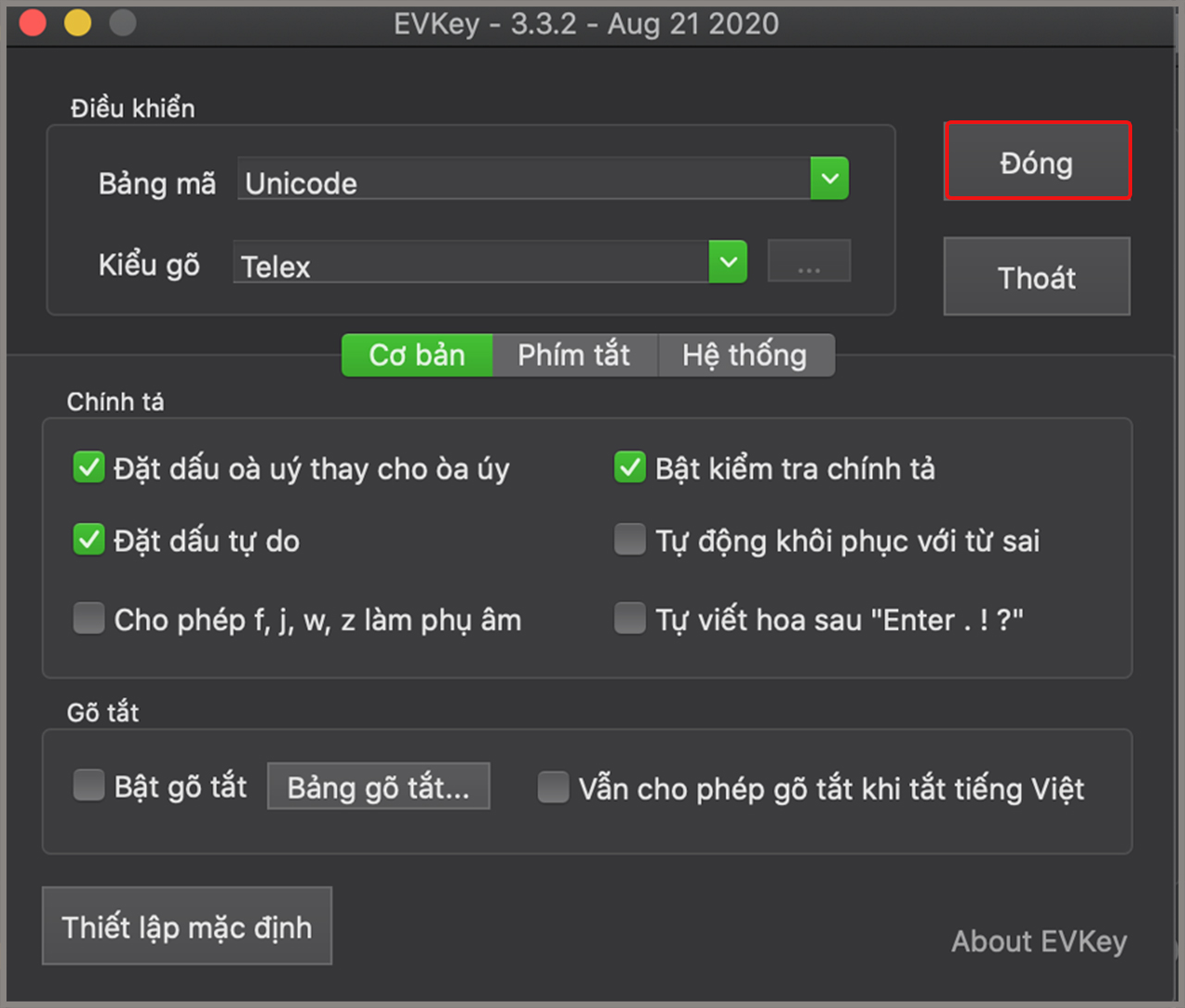 Lỗi gõ chữ trên MacBook 