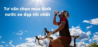 Tư vấn chọn mua bình nước xe đạp tốt, phù hợp khi đi đạp xe