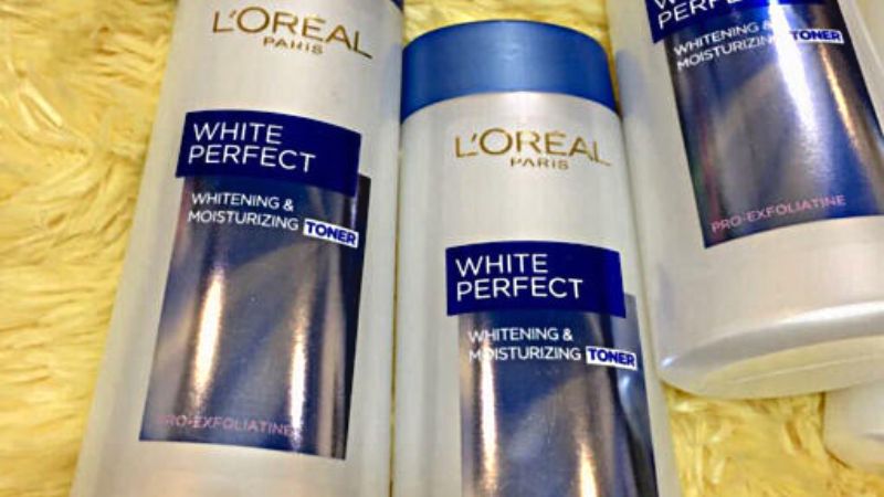 Bao bì nước hoa hồng L'Oréal White Perfect đẹp mắt