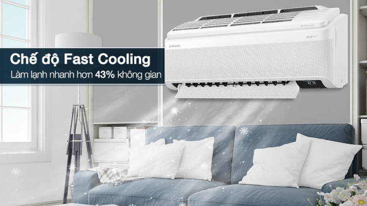 Làm lạnh không gian tức thì với chế độ Fast Cooling