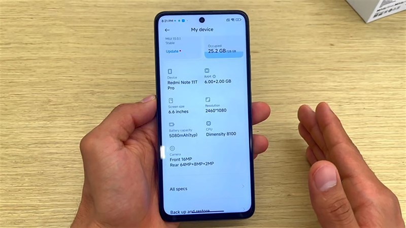 POCO X5 GT sẽ sở hữu bộ nhớ RAM 8 GB giúp người dùng có thể thoải mái sử dụng đa nhiệm nhiều tác vụ.