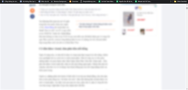 Cách làm mờ nhanh trang web Microsoft Edge